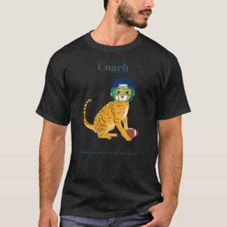 Fotball Coach Byggande Champions T Shirt