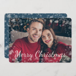 Fotblått Helgdag för Snö God jul