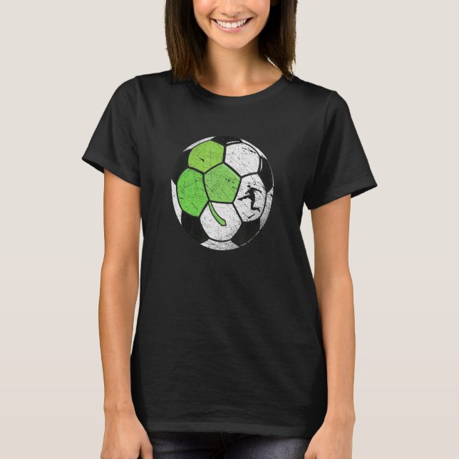 Fotbojor Shamrock St patricks day St Paddys T Shirt (Framsida)