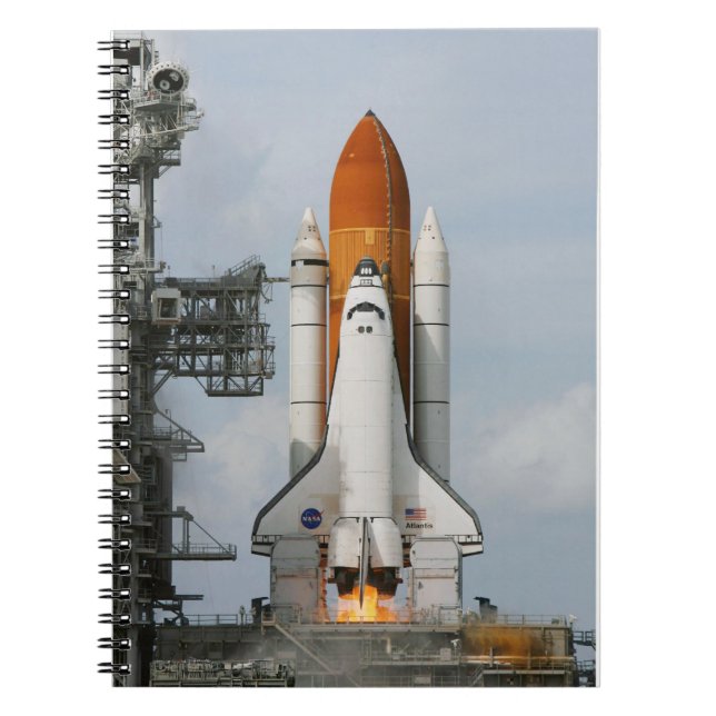 Fotbok för Space Shuttle Atlantis Anteckningsbok (Framsidan)