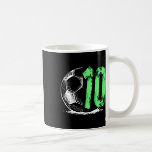 Fotboll 10 år gammal Födelsedagsfest Kaffemugg