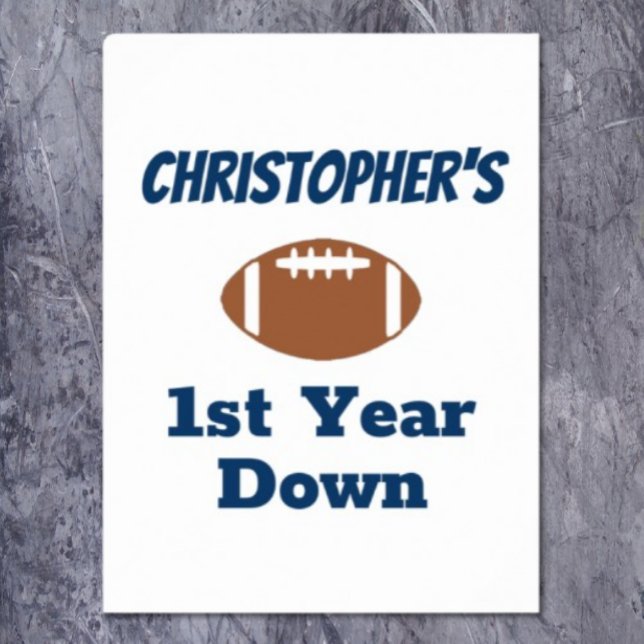 Fotboll 1:a födelsedag poster (Skapare uppladdad)