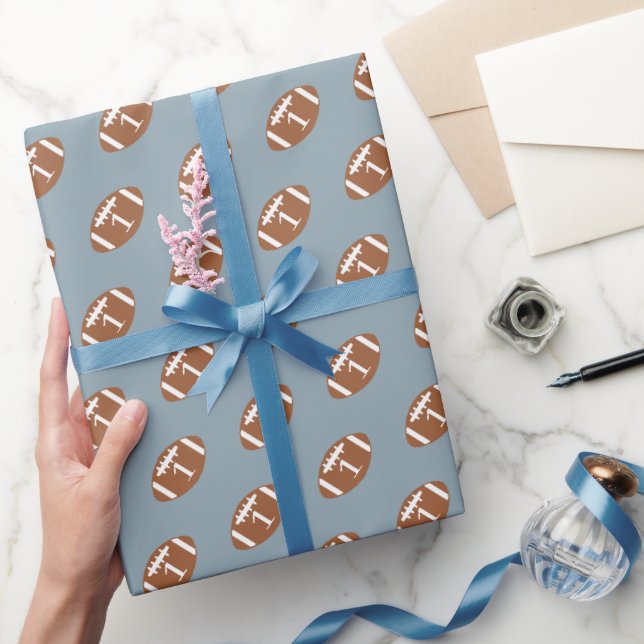 Fotboll 1-års födelsedag presentpapper (Gifting)