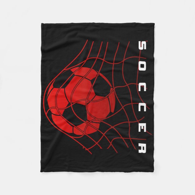 Fotboll _1  fleecefilt (Framsidan)