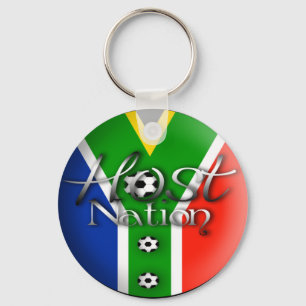 Fotboll 2010 varar värd nationgåvor & souvenir nyckelring