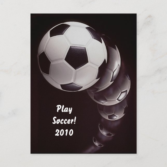 Fotboll 2010 vykort (Framsida)