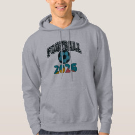 Fotboll 2026 Fet Sports Typografi Design | Fotboll Hoodie