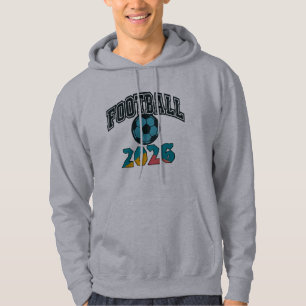 Fotboll 2026 Fet Sports Typografi Design Fotboll Hoodie