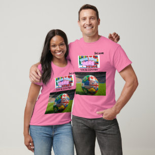 Fotboll 2026 fotboll Anpassat namn land & mer T Shirt