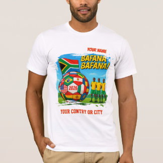 Fotboll 2026 fotboll SUDAFRICA Anpassat landsnamn T Shirt