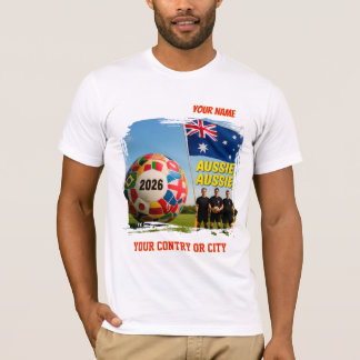 Fotboll 2026 fotboll SUDAFRICA Anpassat landsnamn T Shirt