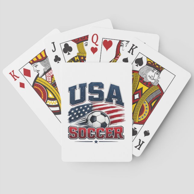 Fotboll 2026 USA Casinokort (Baksidan)
