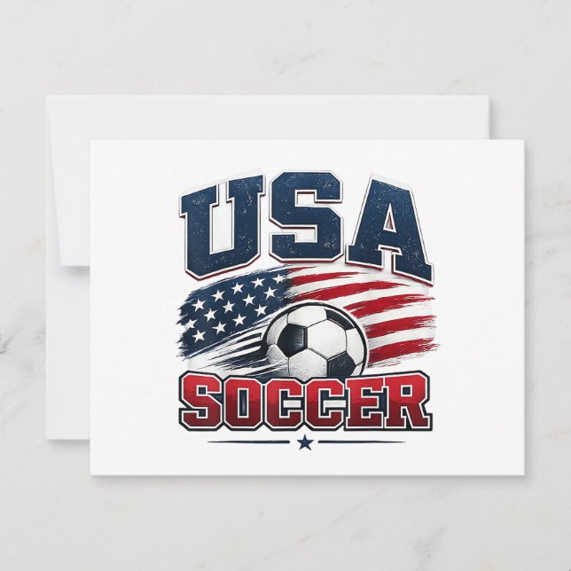 Fotboll 2026 USA Spara Datumet (Framsida)