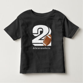 Fotboll 2 år gammal, 2:a födelsedag Cute Sportfant T Shirt