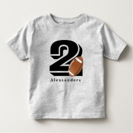 Fotboll 2 år gammal, 2:a födelsedag Cute Sportfant T Shirt