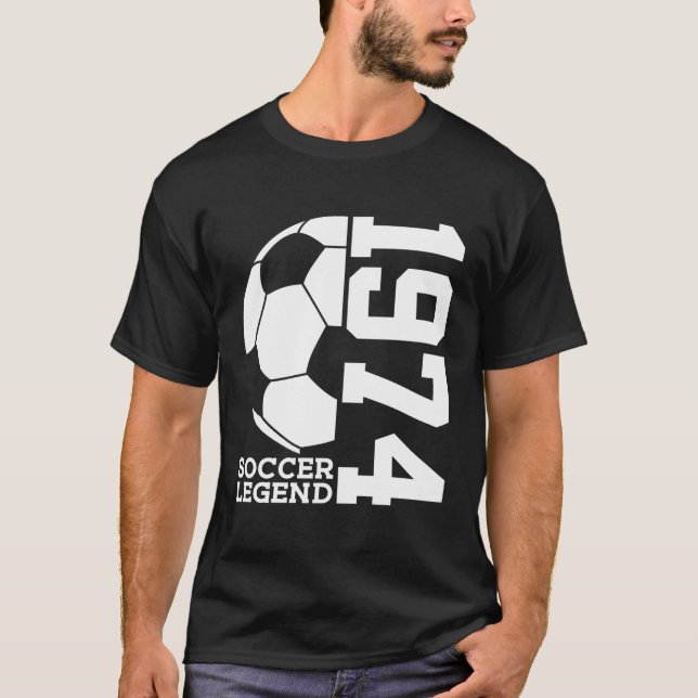 Fotboll 49:e fotboll 1974 t shirt (Framsida)