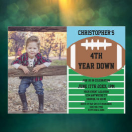 Fotboll 4:e året nedåt inbjudningar