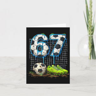 Fotboll 67 Sex Sju Rolig Gen Alpha Meme Drip T-shi Kort