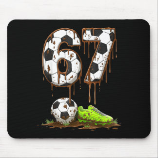 Fotboll 67 Six Seven Meme Pojkar Tonåringar Barn G Musmatta
