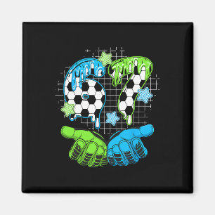 Fotboll 67 Six Seven Roligt Gen Alpha Meme Drip _1 Magnet