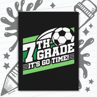 Fotboll 7:e första dagen i Back to school Kort