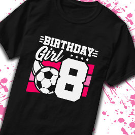 Fotboll 8 år gammal flicka 8 t shirt