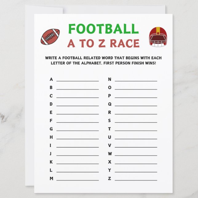 Fotboll A till Z Tävling (Framsida)