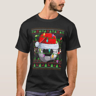 Fotboll Älskare Matching Santa Ugly Ocer Chr T Shirt