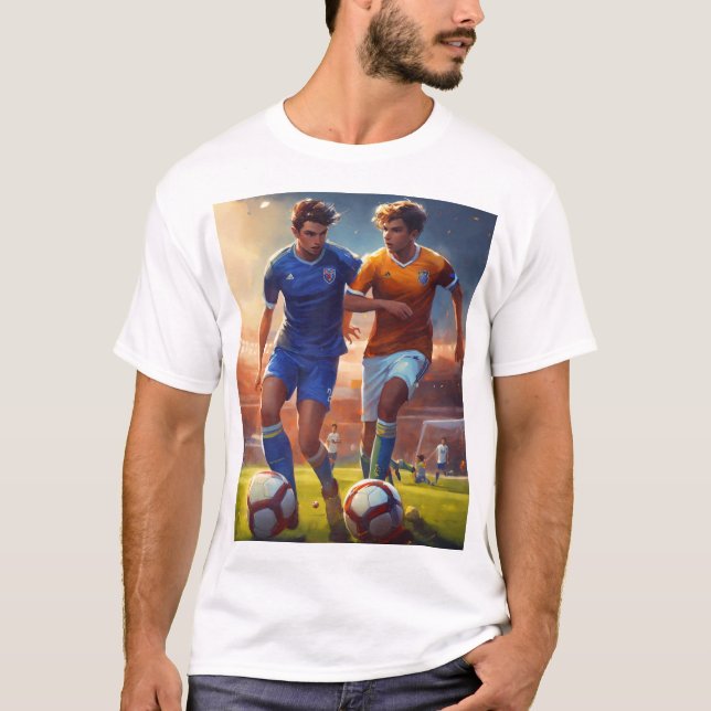 Fotboll älskare t shirt (Framsida)