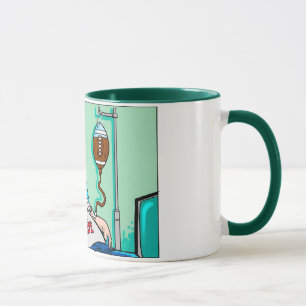 Fotboll är liv drog den Litton kaffemuggen Mugg