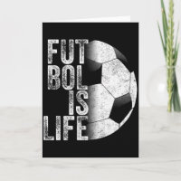Fotboll Är Liv Fotbollslag Boll Fans Älskare Mål T