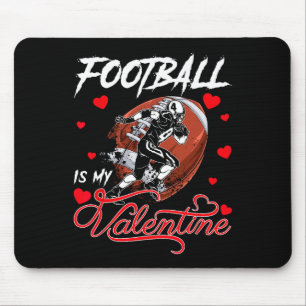 Fotboll är min Alla hjärtans fotboll Boll Heart Va Musmatta