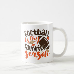 Fotboll är min favoritsesaon kaffemugg