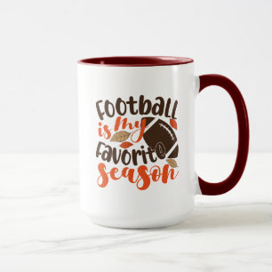 Fotboll är min favoritsesaon mugg