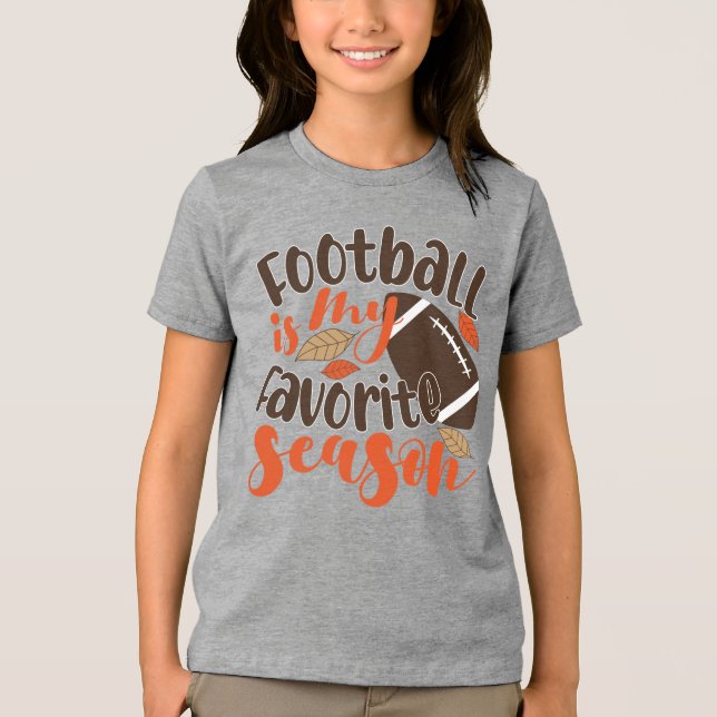 Fotboll är min favoritsesaon t shirt (Framsida)