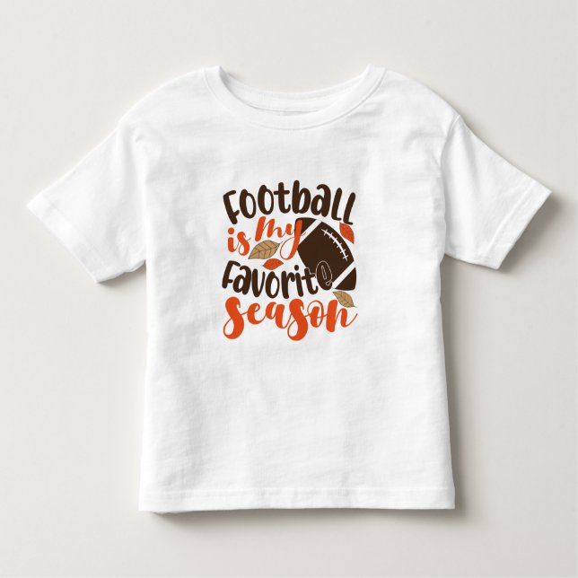 Fotboll är min favoritsesaon t shirt (Framsida)