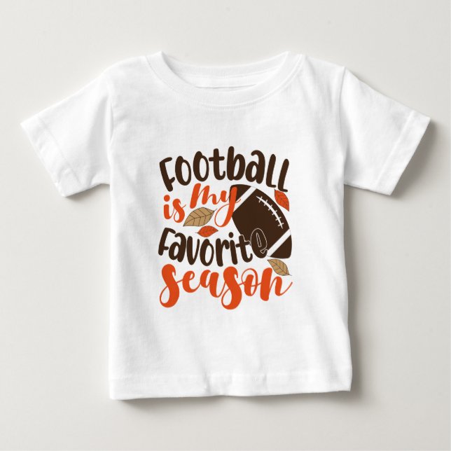Fotboll är min favoritsesaon t shirt (Framsida)