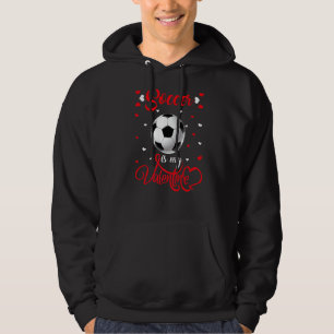 Fotboll är min hjärtans roliga konsert Valentine S Hoodie