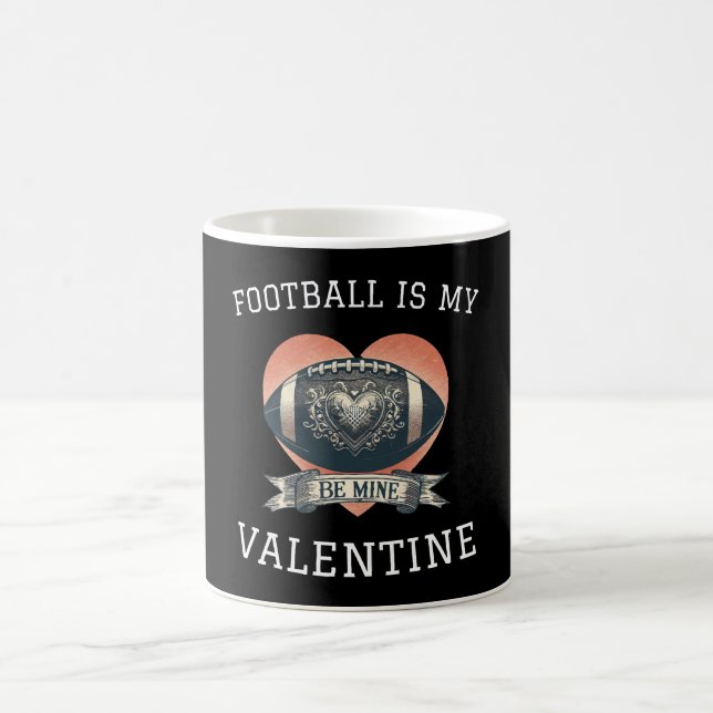 Fotboll är min valentin kaffemugg (Center)