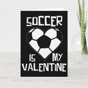 Fotboll är min valentin kort