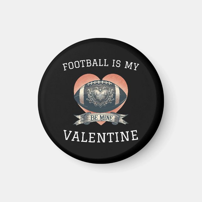 Fotboll är min valentin magnet (Framsidan)