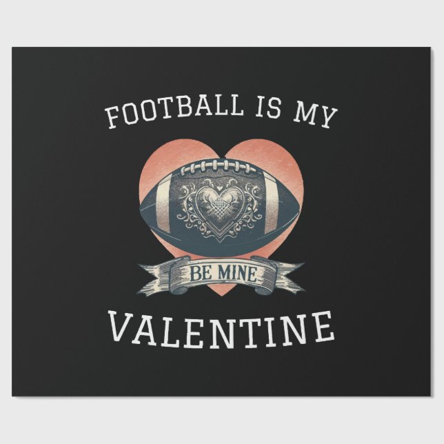 Fotboll är min valentin presentpapper (Platt)