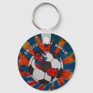 Fotboll är min värld nyckelring