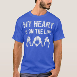 Fotboll är mitt hjärta på linjen offensiv t shirt
