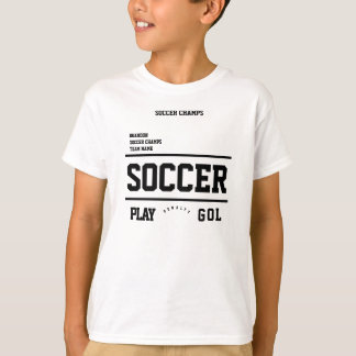 Fotboll är personligens spelarlag, antal barn t shirt
