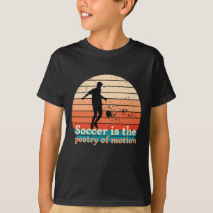 Fotboll är poesi från rörelse T-Shirt för barn