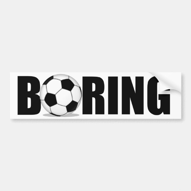 Fotboll? Är vad stor överenskommelse? Bildekal (Framsidan)