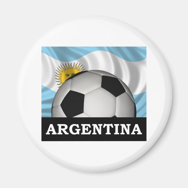 Fotboll Argentina Magnet (Framsidan)