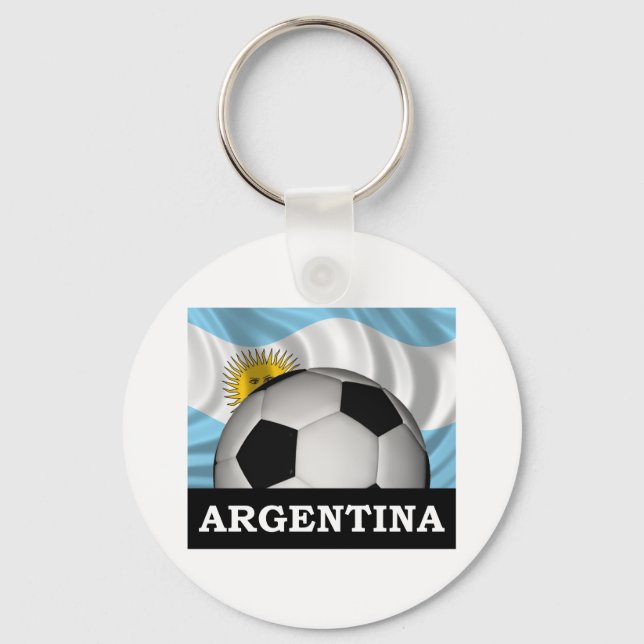 Fotboll Argentina Nyckelring (Framsida)