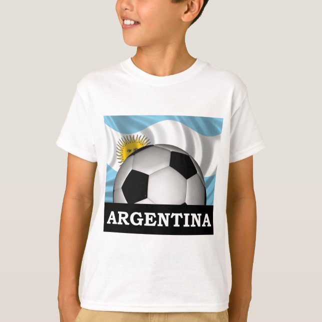 Fotboll Argentina T Shirt (Framsida)
